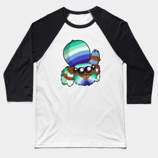 Gay Male Peacock Spider Baseball T-Shirt